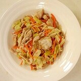 ホルモンの塩こしょう野菜炒め